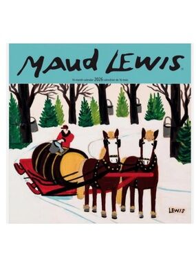 Maud Lewis Art 2026 - 12” Wall Calendar